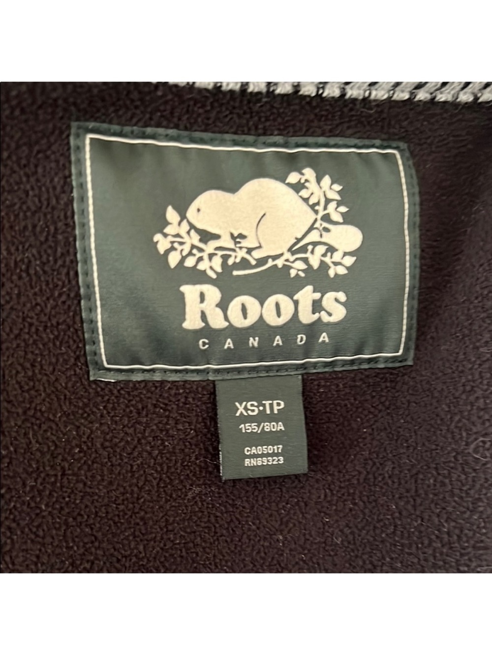 Roots • Women's XS • Striped Coat • Gray - Picture 2 of 6